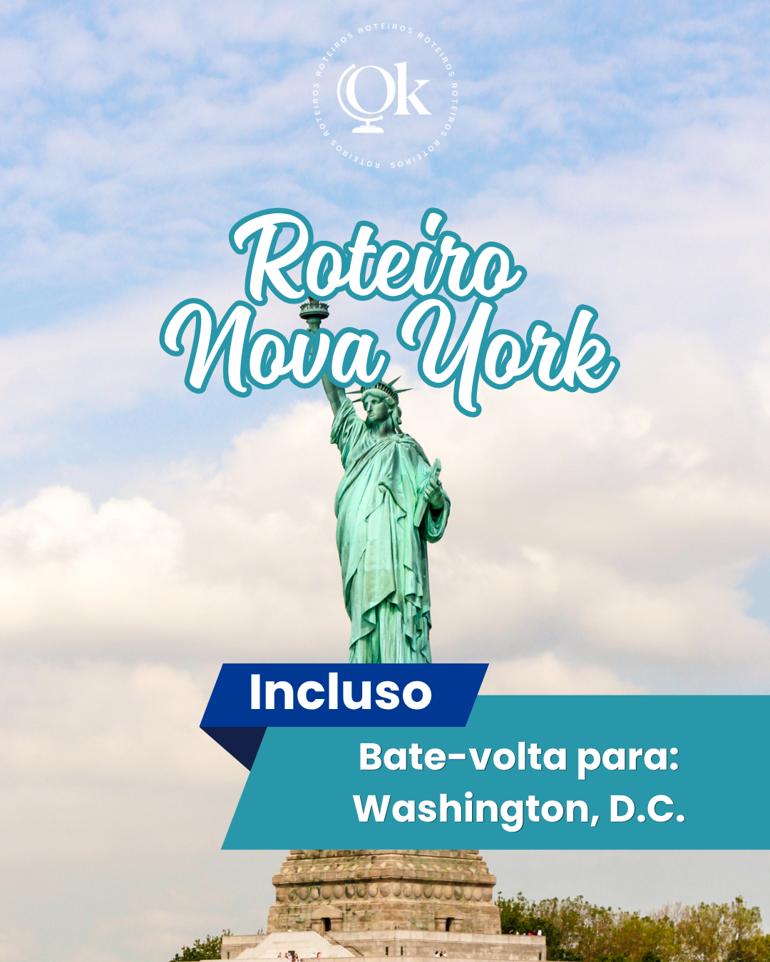 Roteiro com MAPA para Nova York