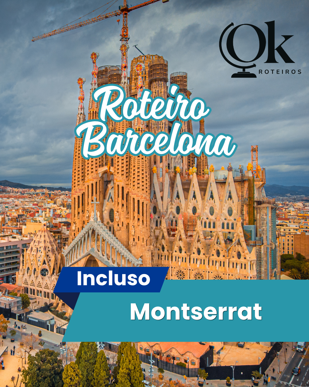 Roteiro com MAPA para Barcelona